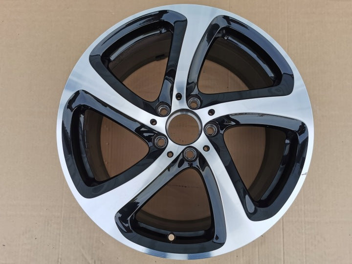 1x Alufelge 18 Zoll 8.0" 5x112 43ET Glanz Schwarz A2134013200 Mercedes-Benz W213 FEL9349203011oz
