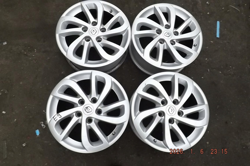 4x Alufelge 16 Zoll 6.5" 5x114.3 47ET 403000028R Renault Megane IV Kadjar FEL3149582210jd