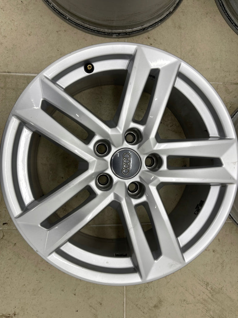 4x Alufelge 17 Zoll 7.0" 5x112 42ET Glanz Silber 8W0601025P Audi B9 Rim Wheel FEL8704660310tb