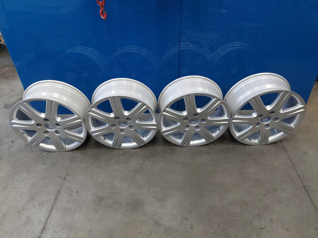 4x Alufelge 18 Zoll 7.5" 5x130 53ET Glanz Silber 4L0071498 Audi Q7 Rim Wheel