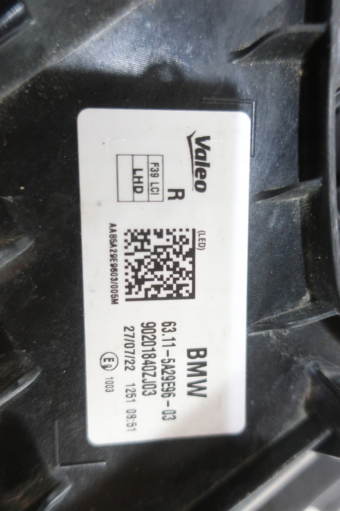 Frontscheinwerfer BMW X2 F39 5A29E96 LED Rechts Scheinwerfer Headlight SCH9161855378ag