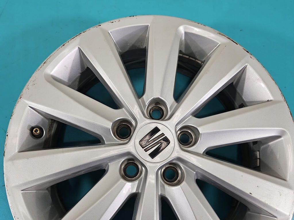 1x Alufelge 15 Zoll 5.5" 5x100 6F0601025N Seat I Ibiza V Rim Wheel FEL6814662395el
