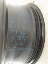 Load image into Gallery viewer, 1x Alufelge 16 Zoll 6.5" 5x112 46ET Glanz Schwarz 5GE601025 VW I Rim Wheel FEL3564006801am