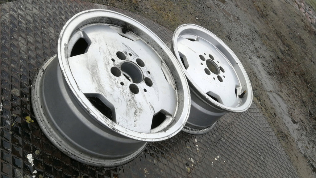 2x Alufelge 15 Zoll 7.0" 5x112 25ET 2014001302 Mercedes-Benz 190 W201 Rim Wheel FEL7159294267ou