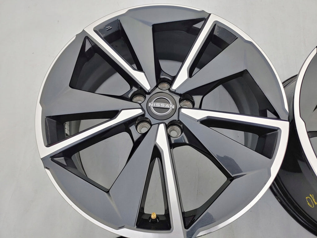 4x Alufelge 19 Zoll 7.5" 5x114.3 45ET Glanz Graphit Mg X-Trail I Qashqai III J12 FEL8219364024td