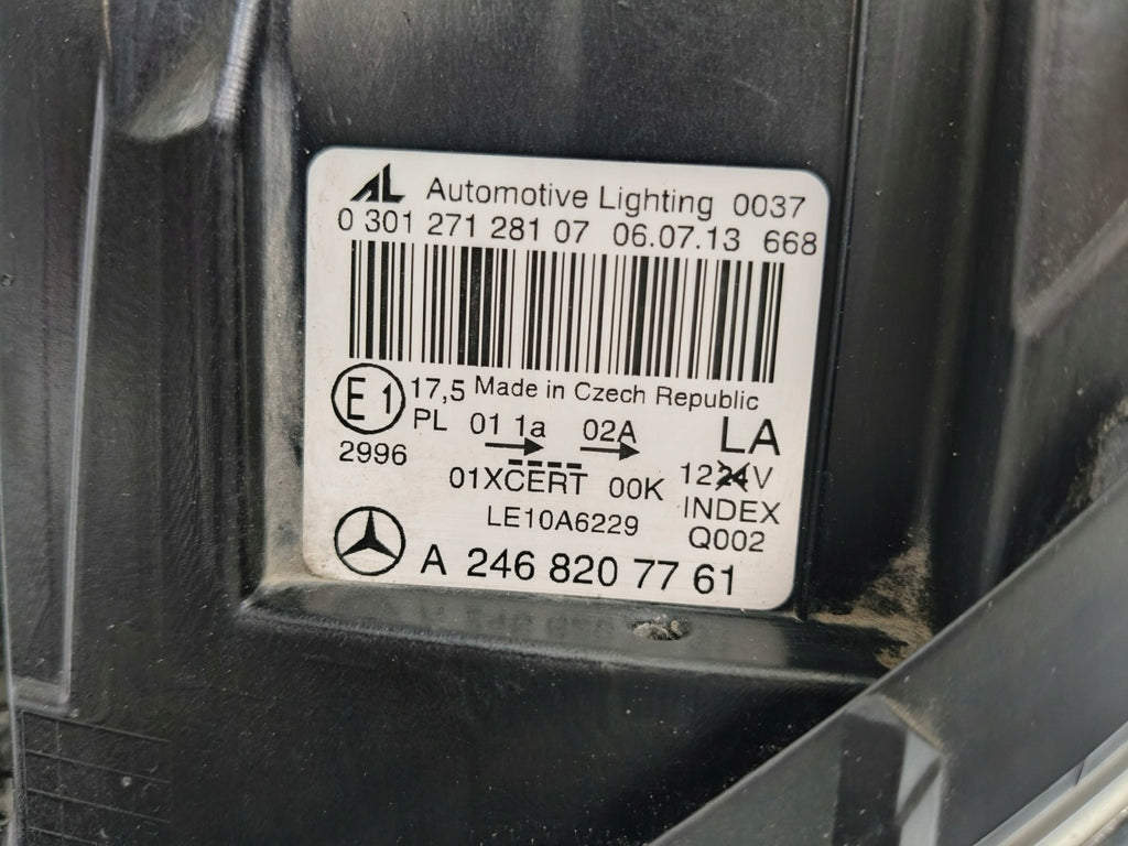 Frontscheinwerfer Mercedes-Benz W246 A2468207761 Links Scheinwerfer Headlight SCH5227662198fp