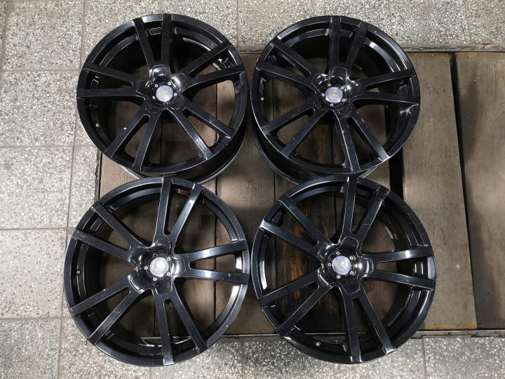 4x Alufelge 20 Zoll 8.5" 5x112 24ET Glanz Schwarz Rim Wheel FEL9486039739dt