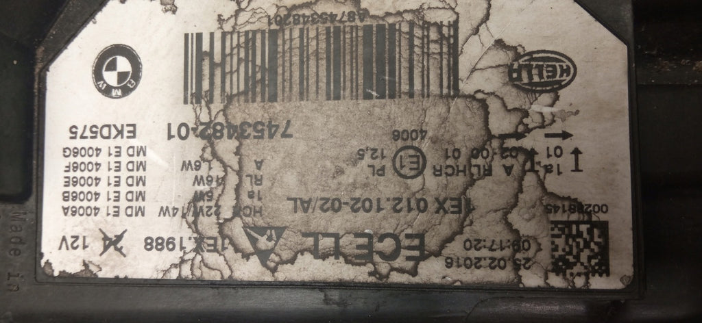 Frontscheinwerfer BMW 3 F30 F31 7453482-01 LED Rechts Scheinwerfer Headlight SCH8845624588tf