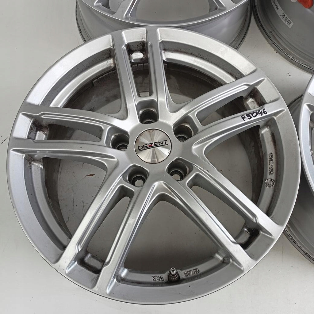 4x Alufelge 17 Zoll 7.0" 5x112 40ET Glanz Silber 7JX17H2ET40 Audi I Rim Wheel FEL5207583495mx