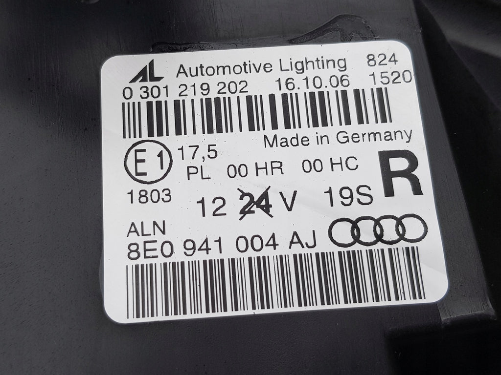 Frontscheinwerfer Audi A4 B7 8E0941004 Rechts Scheinwerfer Headlight SCH1606647078nl