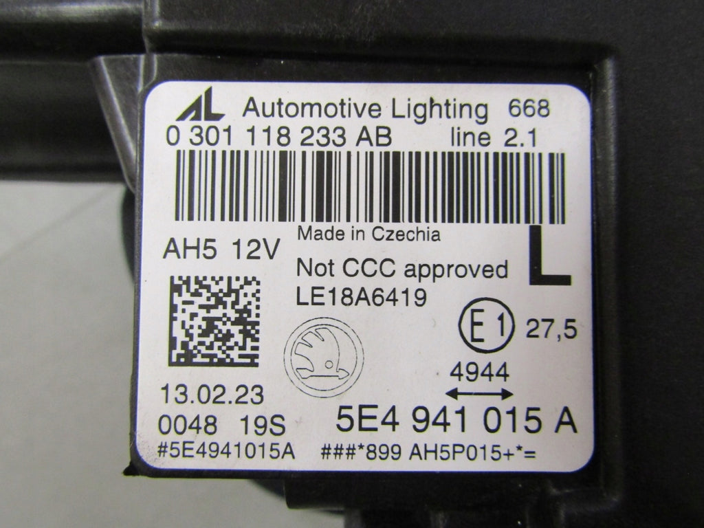 Frontscheinwerfer Skoda Octavia IV 5E4941015A LED Links Scheinwerfer Headlight SCH5411730025ls