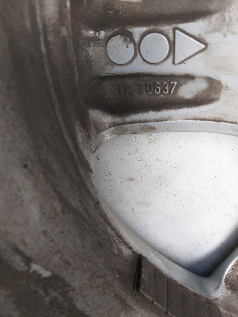 1x Alufelge 16 Zoll 7.0" 5x112 70637 Mercedes-Benz Rim Wheel