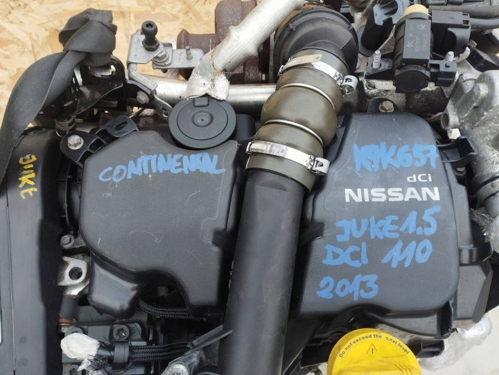 Motor Nissan Juke F15 K9K657 1.5 DCI 167TKm 2012 Diesel Engine Komplett MOT8606715511kt