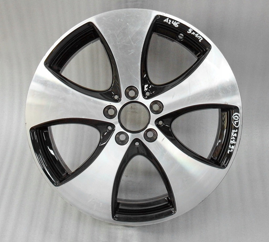 1x Alufelge 18 Zoll 7.5" 5x112 52ET Glanz Schwarz A2464011300 Mercedes-Benz Cla FEL8702746605zc