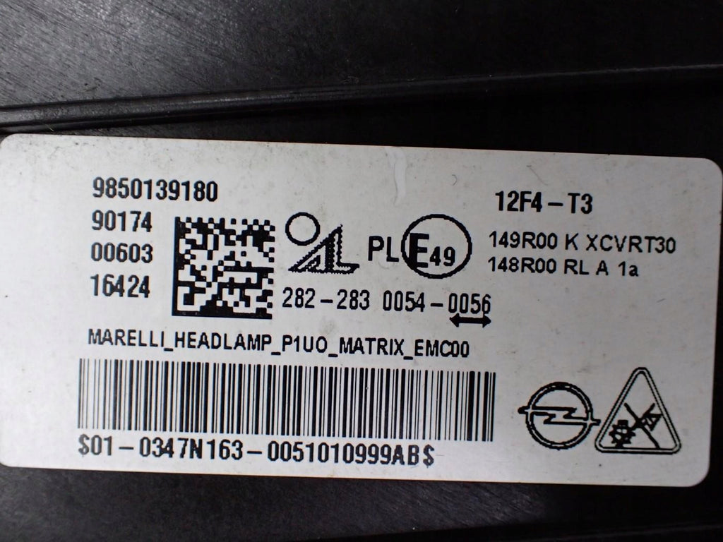 Frontscheinwerfer Opel Grandland X 9850139180 Links Scheinwerfer Headlight SCH8190655908um