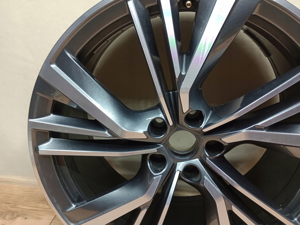 1x Alufelge 20 Zoll 9.0" 5x112 42ET Glanz Schwarz 5LA601025 Skoda Enyaq FEL1795815949vr