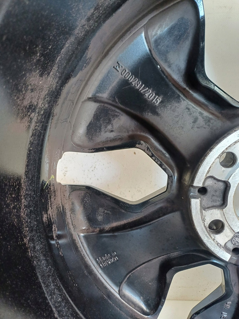 1x Alufelge 18 Zoll 7.5" 5x112 53ET Glanz Schwarz A2474012800 Mercedes-Benz W247