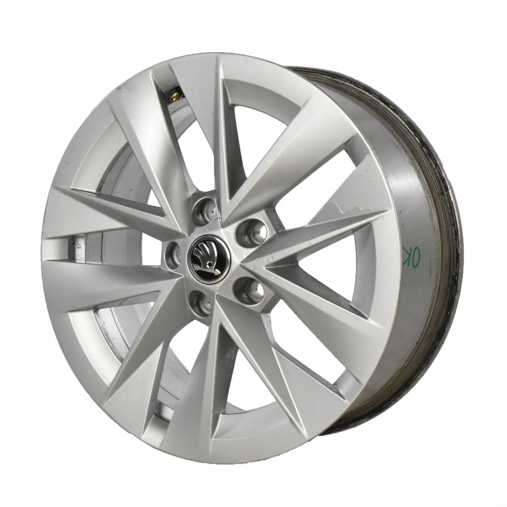 1x Alufelge 17 Zoll 7.0" 5x112 46ET Glanz Silber 5E3601025E Skoda Octavia Iv FEL3572013814gd