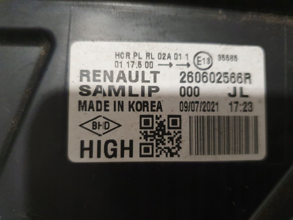 Frontscheinwerfer Renault Arkana 260602566R LED Links Scheinwerfer Headlight SCH8836817073by