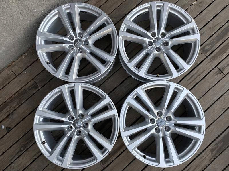 4x Alufelge 20 Zoll 8.0" 5x112 28ET Glanz Silber 4M0601025G Audi D5 Rim Wheel FEL3090855001rd