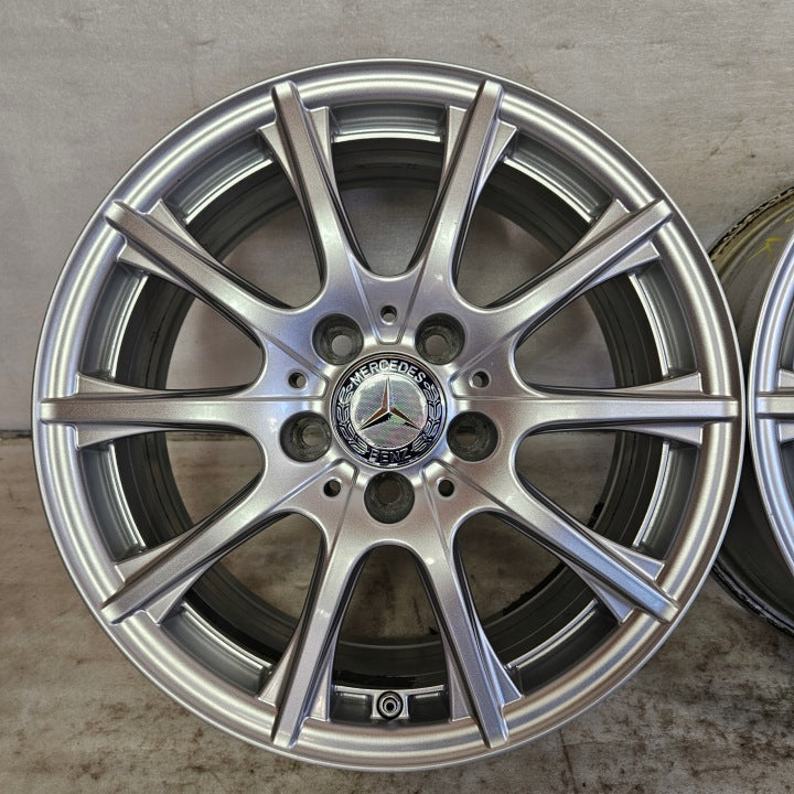 4x Alufelge 16 Zoll 6.5" 5x112 38ET A2054012400 Mercedes-Benz W168 W205 A205 FEL1328098033on