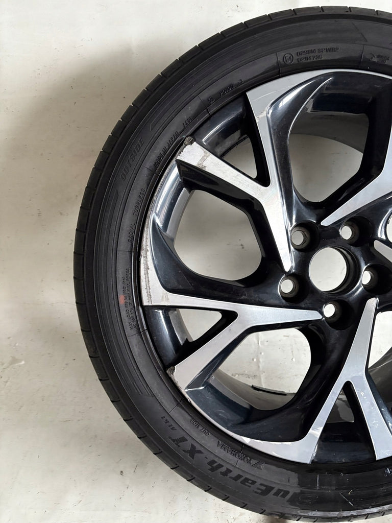 1x Alufelge 18 Zoll 7.0" 5x112 50ET CMS-860 Toyota C-Hr Chr Rim Wheel FEL8962889352dj