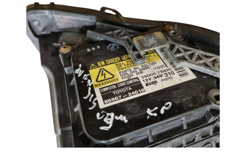 Frontscheinwerfer Toyota Avensis 8596724010 3900078496 Links Headlight SCH5333545768ce