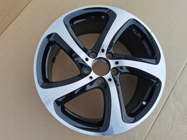 1x Alufelge 18 Zoll 8.0" 5x112 43ET Glanz Schwarz A2134013200 Mercedes-Benz W213 FEL9349203011oz