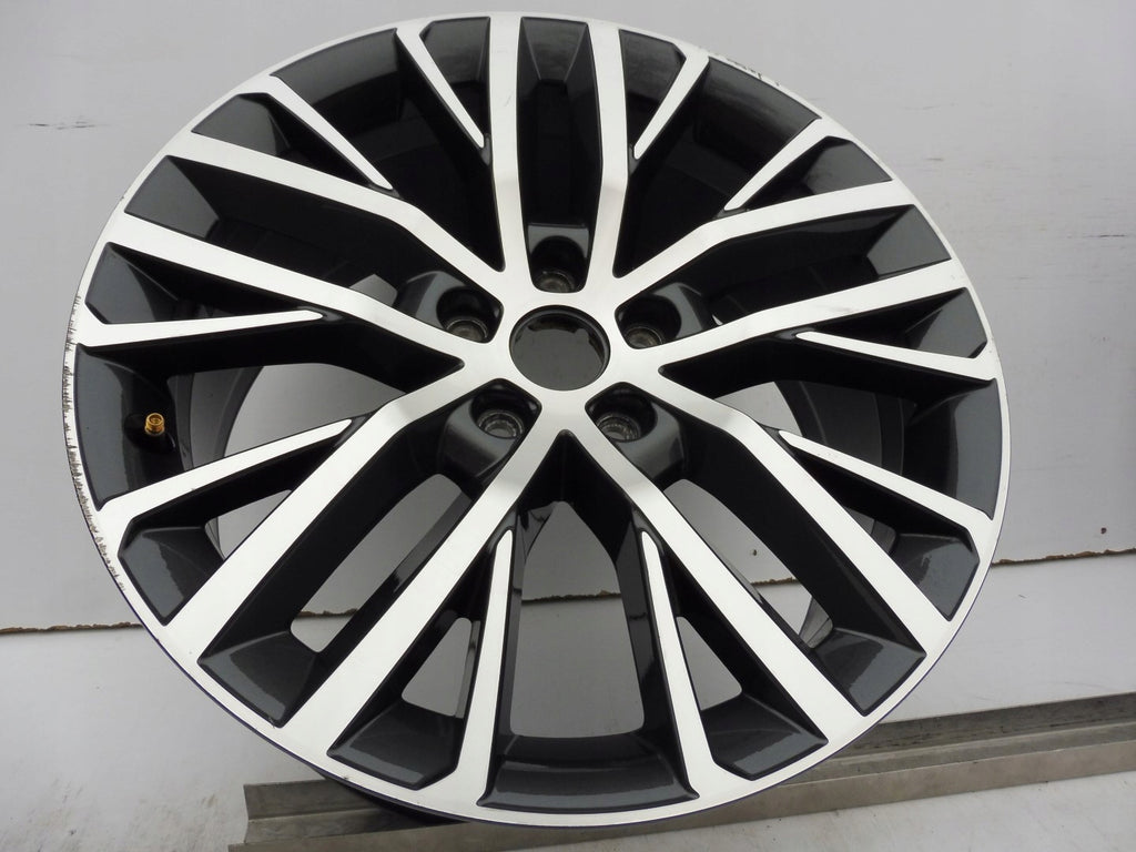1x Alufelge 18 Zoll 7.5" 5x112 46ET Glanz Schwarz 5F0601025 Seat Leon Rim Wheel FEL7313270872ex