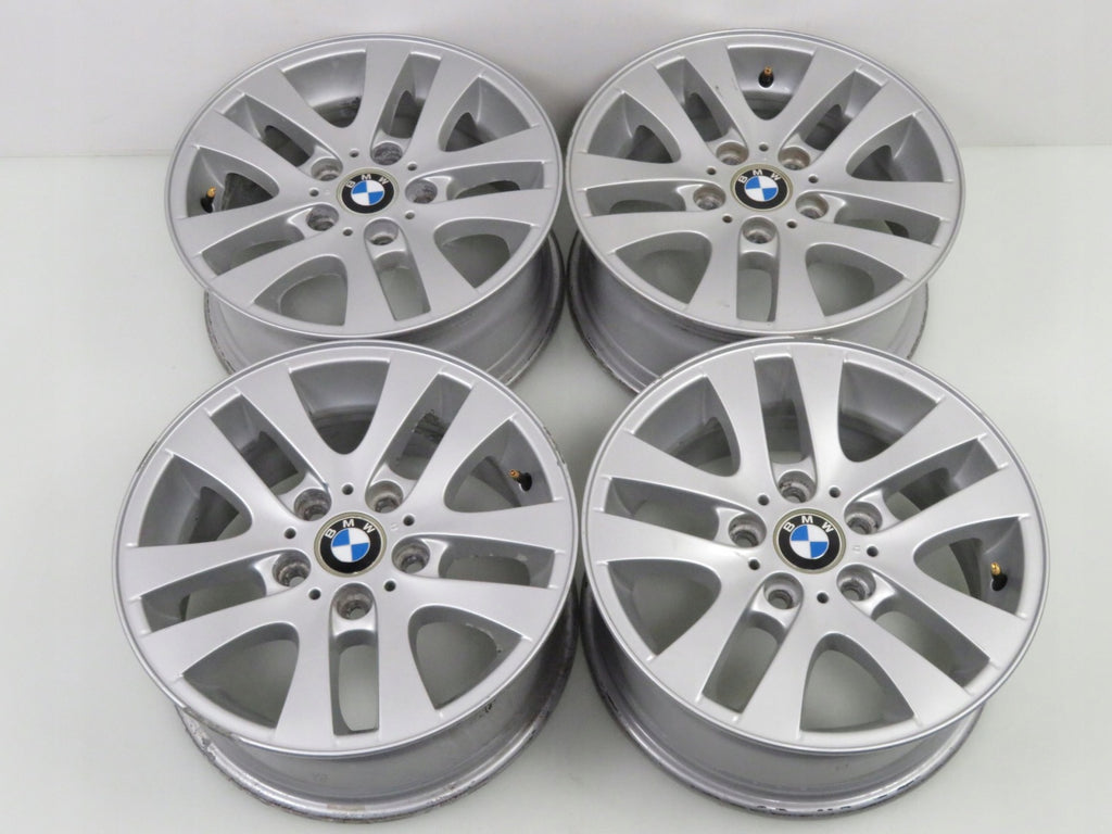 4x Alufelge 16 Zoll 7.0" 5x120 34ET Glanz Silber 6775595 BMW 3 E46 E90 Rim Wheel FEL1485150535jg