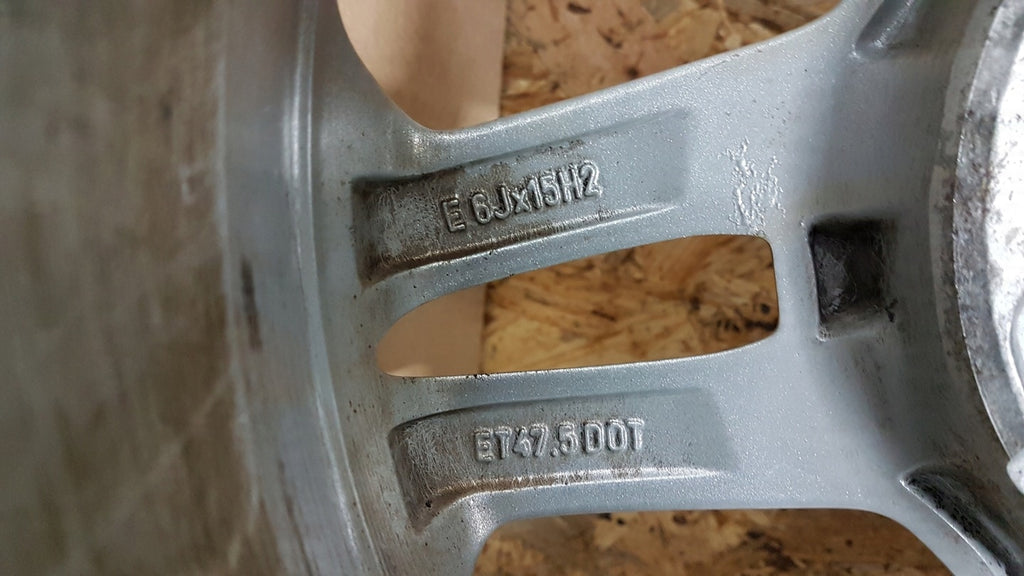 1x Alufelge 15 Zoll 6.0" 4x108 47 5ET C1BC-1007-BB Ford Fiesta Rim Wheel