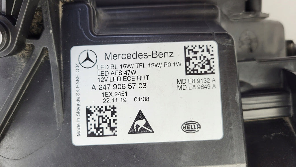 Frontscheinwerfer Mercedes-Benz W247 A2479065703 LED Links Headlight SCH3260134970ps