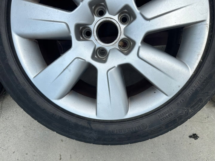 4x Alufelge 17 Zoll 8.0" 5x112 38ET Glanz Silber 4F0601025BM Audi A6 C6 Allroad FEL9811345445cb