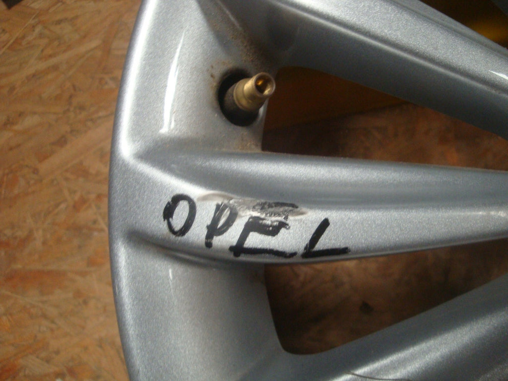 1x Alufelge 16 Zoll 6.5" 4x100 40ET Glanz Silber OP071 Opel Corsa Rim Wheel