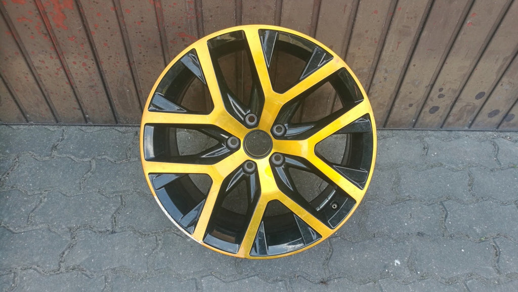 1x Alufelge 18 Zoll 8.0" 5x112 44ET Glanz Schwarz 5C0601025BL VW Passat Beetle FEL1284911038nw