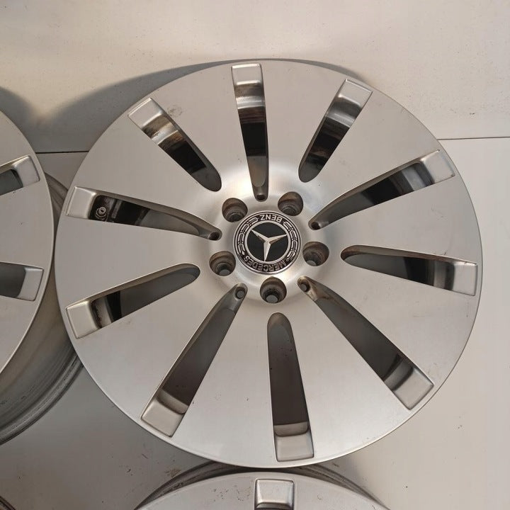 4x Alufelge 17 Zoll 7.5" 5x112 36ET Glanz Silber A2534010500 Mercedes-Benz Glc FEL7120441564vl