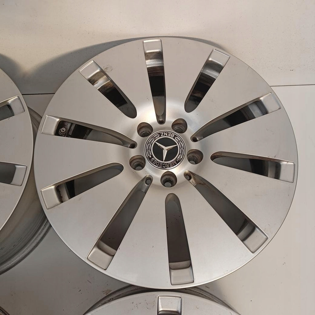 4x Alufelge 17 Zoll 7.5" 5x112 36ET Glanz Silber A2534010500 Mercedes-Benz Glc FEL7120441564vl