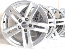 Laden Sie das Bild in den Galerie-Viewer, 4x Alufelge 17 Zoll 7.0" 5x112 42ET Glanz Silber 8W0601025 Audi A4 B8 Rim Wheel FEL8840546235zk