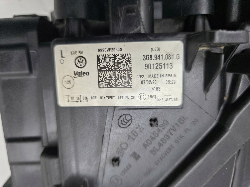 Frontscheinwerfer VW Arteon 3G8941081G Full LED Links Scheinwerfer Headlight SCH3083748100ai