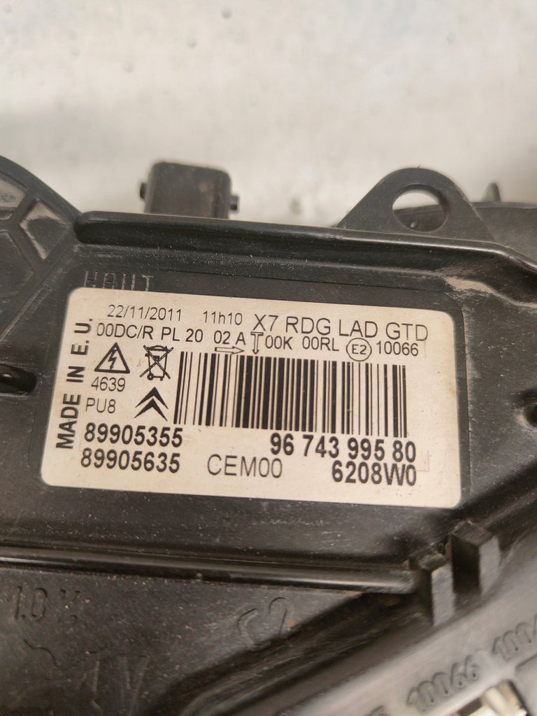 Frontscheinwerfer Citroën C5 89905355 Xenon Links Scheinwerfer Headlight