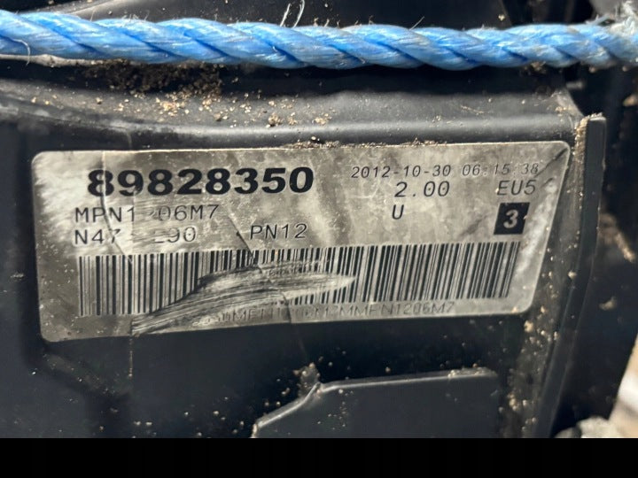 Motor BMW F30 E90 F20 N47D20C N47D20 N47 2.0 143PS 150TKm 2012 Diesel Komplett MOT3398341637yk