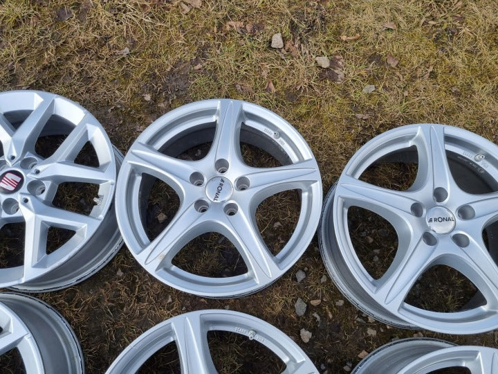 4x Alufelge 17 Zoll 8.0" 5x112 48ET Glanz Silber 56R7705 Mercedes-Benz W213 FEL3951952015zi