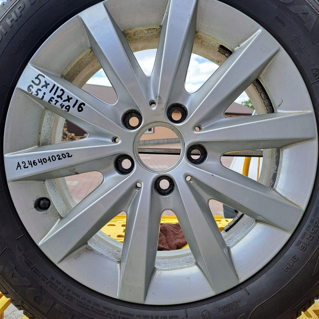 4x Alufelge 16 Zoll 6.5" 5x112 49ET A2464010202 Mercedes-Benz Rim Wheel FEL3538188753zd