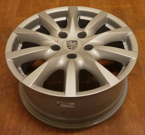 1x Alufelge 18 Zoll 8.0" 5x130 53ET Glanz Silber 7P5601025 Porsche Cayenne FEL8062316102rs
