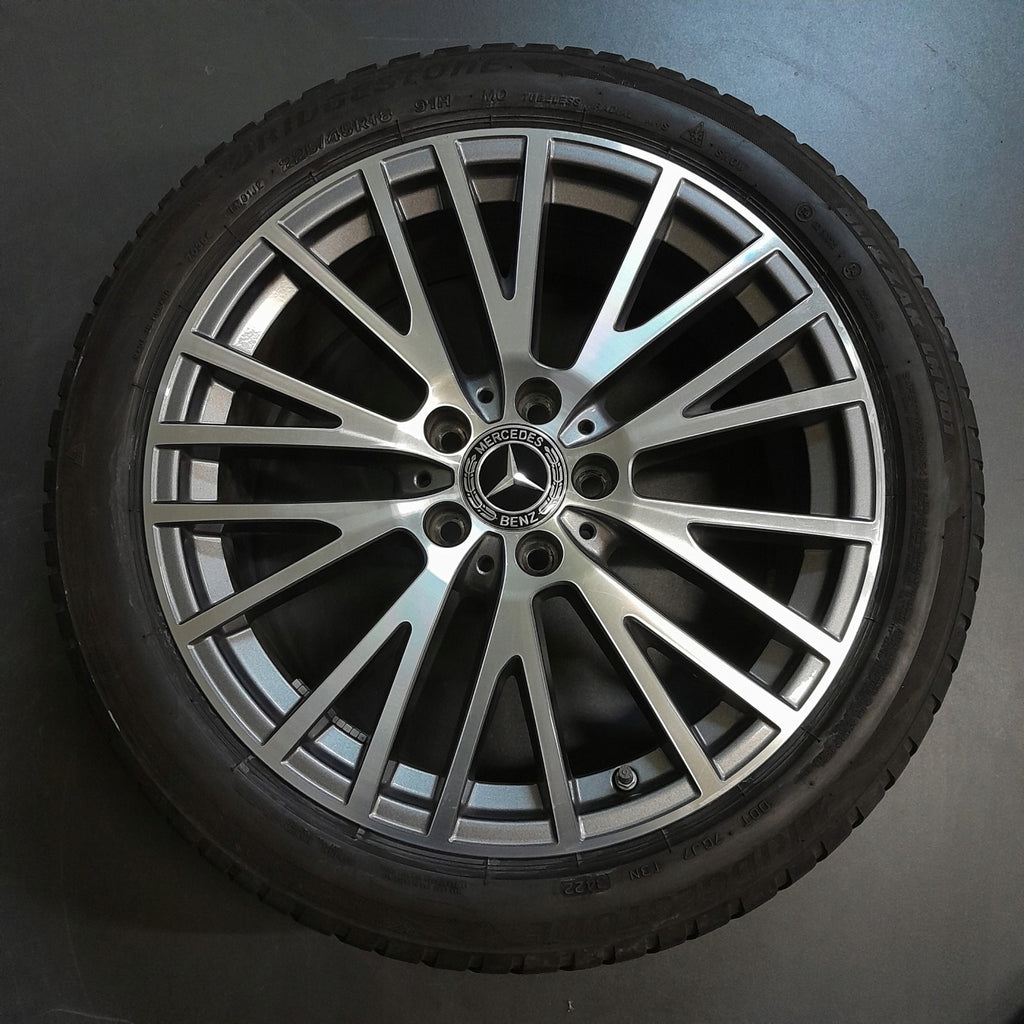 4x Alufelge 18 Zoll 7.5" 5x112 49ET Glanz Silber A1774010600 Mercedes-Benz Cla FEL3600064363li