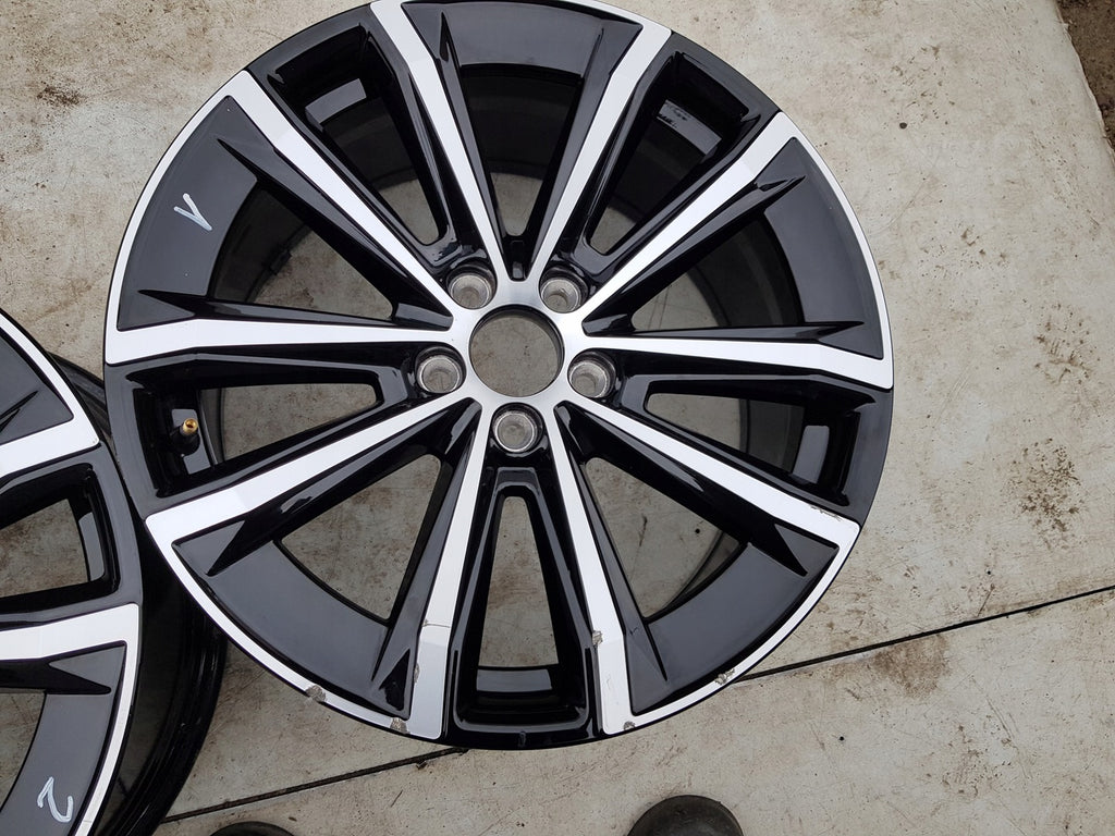 1x Alufelge 18 Zoll 8.0" 5x108 42ET Glanz Schwarz 32358646 Volvo S60 V60 V90