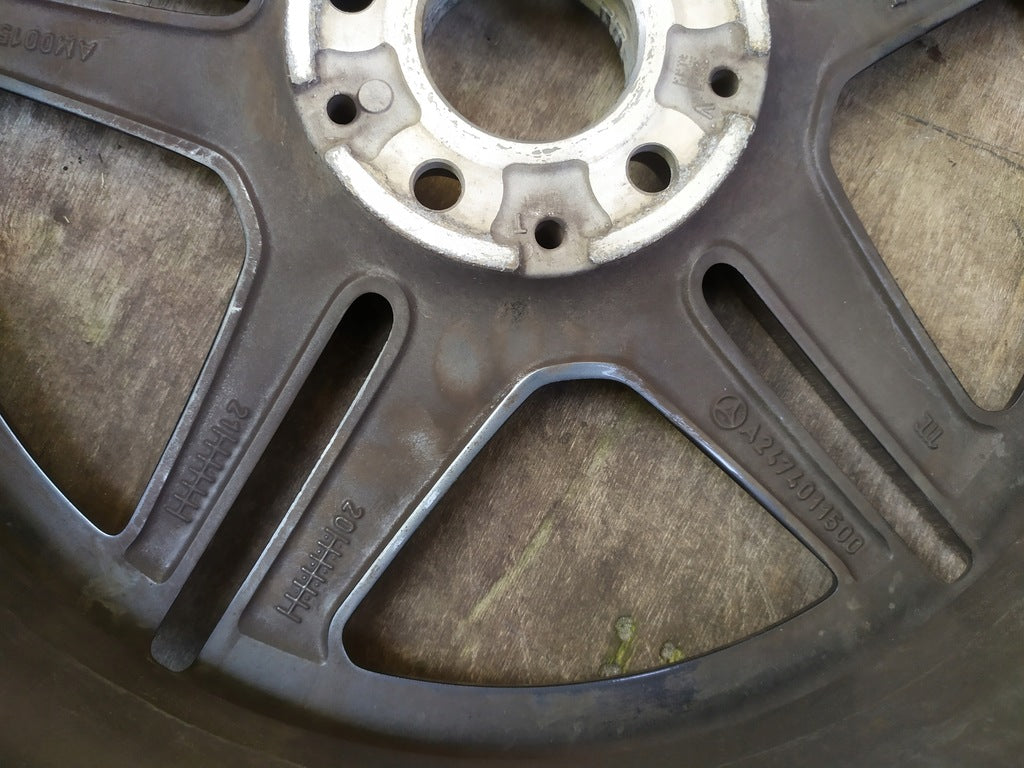 1x Alufelge 19 Zoll 7.5" 5x112 53ET Glanz A2474011500 Mercedes-Benz Gla H247 FEL8810345227ad