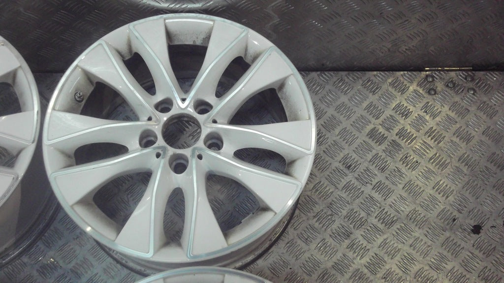 4x Alufelge 17 Zoll 7.5" 5x120 43ET Glanz Weiß 6850152 BMW 2 F22 1 F21 F23 F20 FEL8301251770km