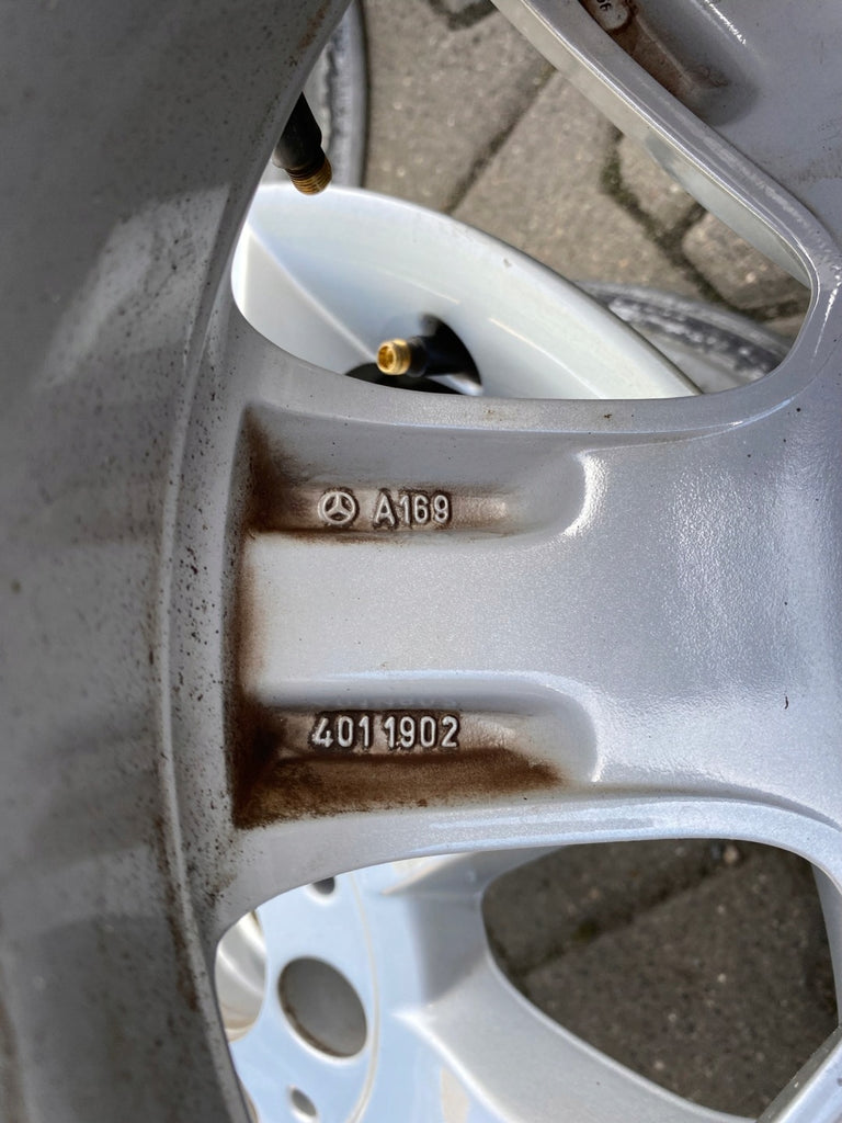 4x Alufelge 16 Zoll 8.0" 5x112 48ET Glanz 1694011902 Mercedes-Benz W169 FEL2805601436dh