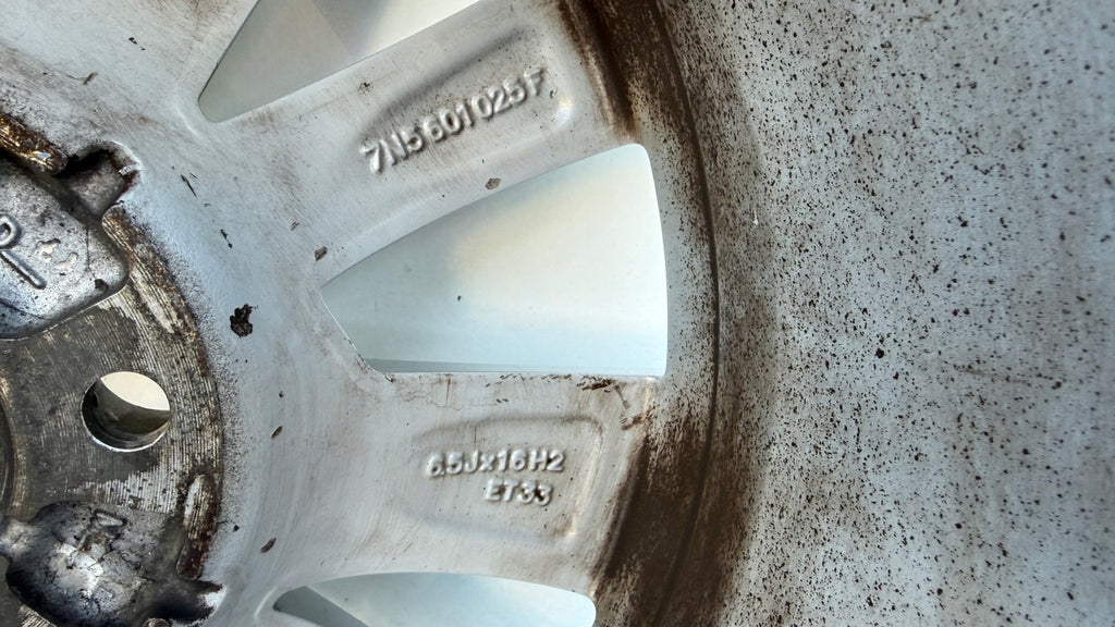 1x Alufelge 16 Zoll 6.5" 5x112 33ET 7N5601025F Seat Alhambra Rim Wheel FEL1806224610hd
